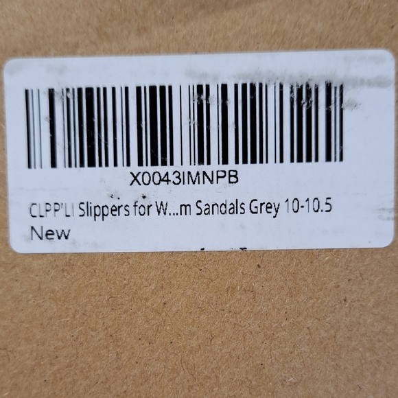 Clpp'li Tan and White Slide Sandals - Picture 6 of 6